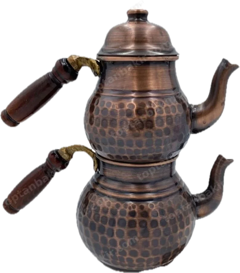 Teapot, 500 ml, oxidised copper