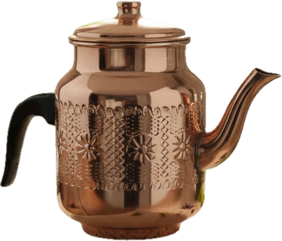 Coffeehouse teapot, 1 L, copper