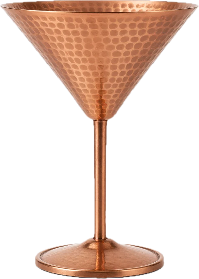 Martini glass, copper