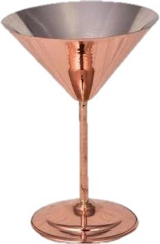 Martini glass, 250 ml, red copper